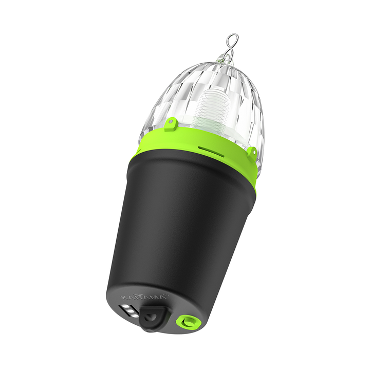 The image depicts a smart fishing light device from the Kanama brand. 