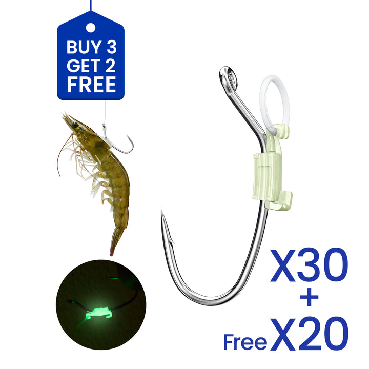 Kanama Luminous Live Shrimp Hooks