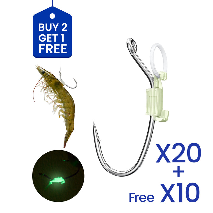 Kanama Luminous Live Shrimp Hooks