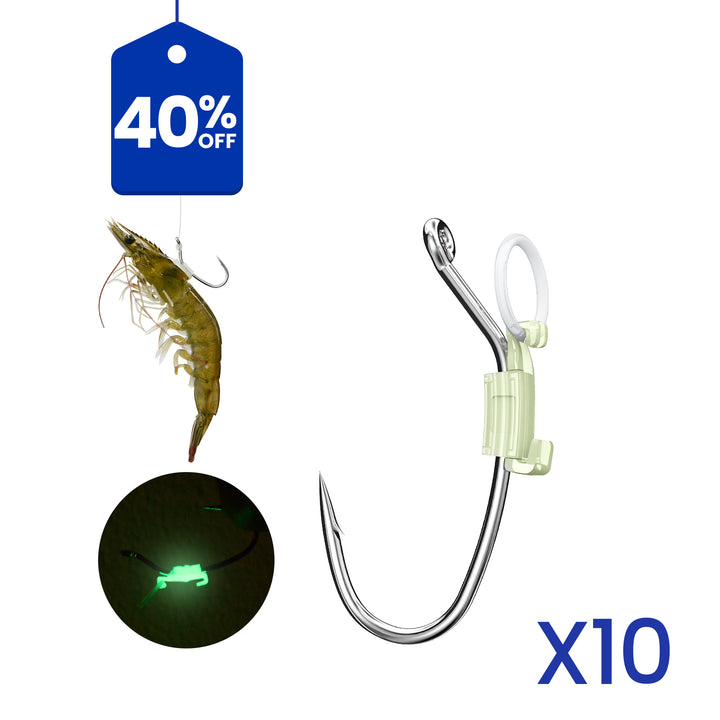 Kanama Luminous Live Shrimp Hooks