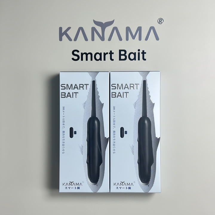 Three boxes of a product labeled "Smart Bait" from the brand "KANAMA." Above the boxes, the brand name "KANAMA" is visible, along with the product name "Smart Bait." 