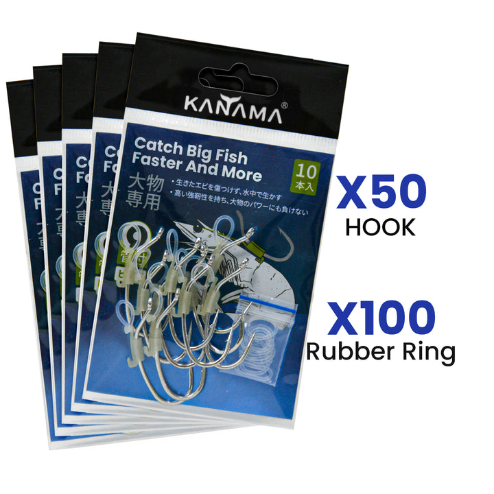 Kanama Luminous Live Shrimp Hooks