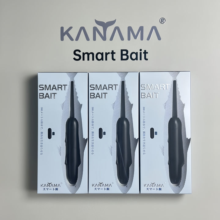 Three boxes of a product labeled "Smart Bait" from the brand "KANAMA." Above the boxes, the brand name "KANAMA" is visible, along with the product name "Smart Bait." 